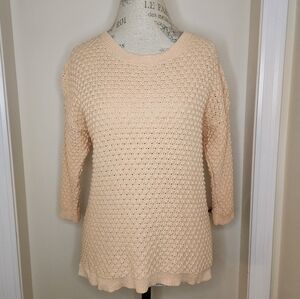 Pink Crochet Reversible Cardigan